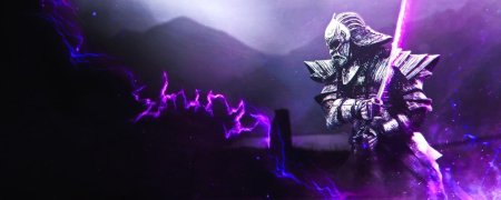 Шапка для Твича фиолетовая