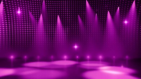 Розовая сцена