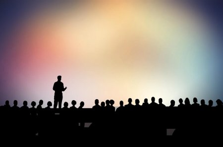 Силуэт толпы