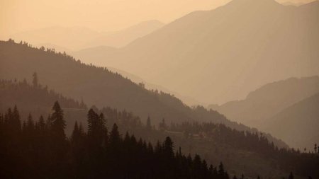 Горы коричневые