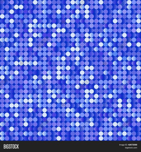 Пайетки синие