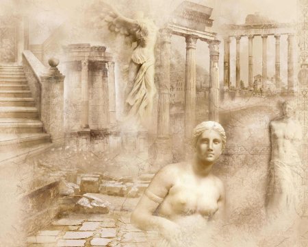 Фрески древней Греции