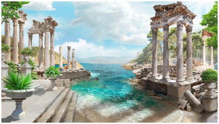 Греция колонны фрески