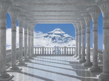 Колонны Греция Олимп