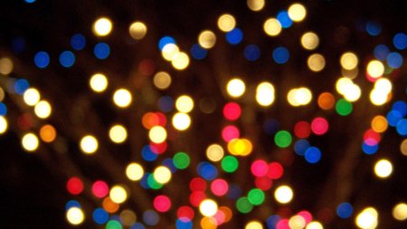 Новогоднее боке для фотошопа