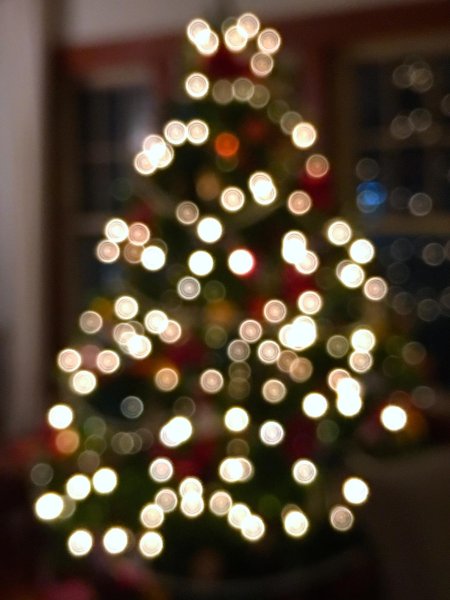 Елка с огоньками