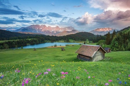 Альпийские Луга Швейцария