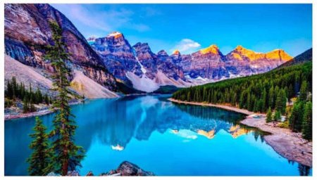 Озеро Морейн Альберта Канада