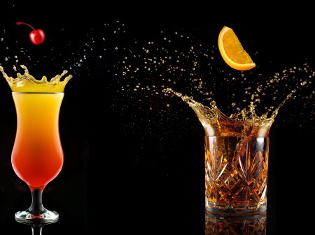 Коктейли красивые