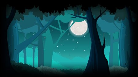 Мультяшный лес