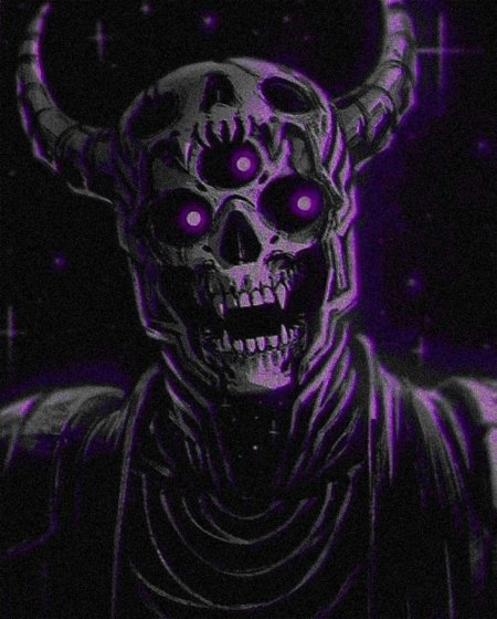 Фиолетовый монстр