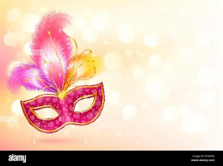 Новогодний маскарад фон колпачки