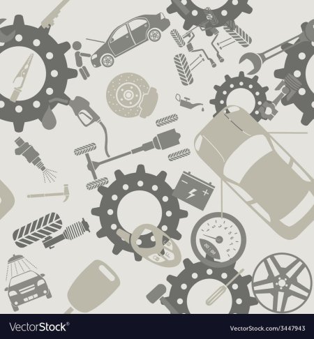 Паттерн автомобильных запчастей