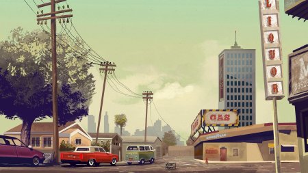 Фон ГТА 5 гетто