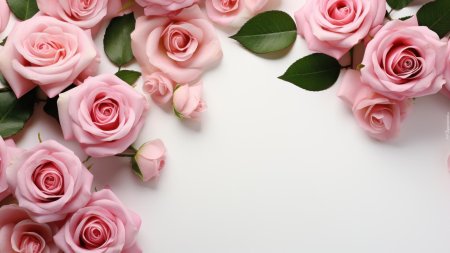 Фон для открытки с розами