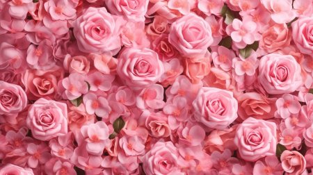 Фон розовые цветы