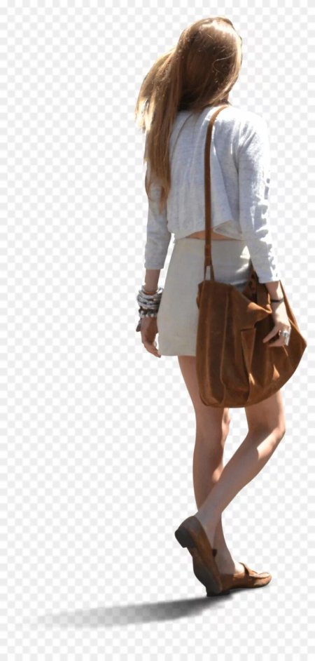 Девушка с рюкзаком