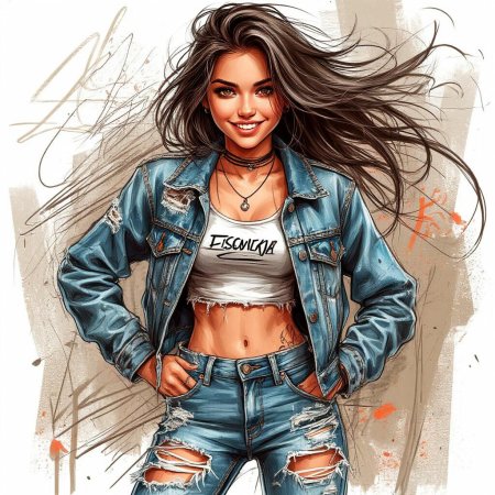 Красива девушка