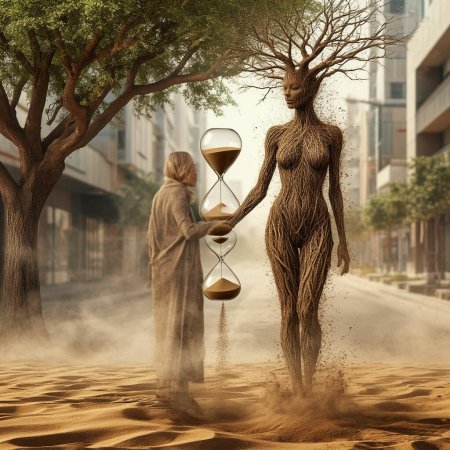 Природа девушка