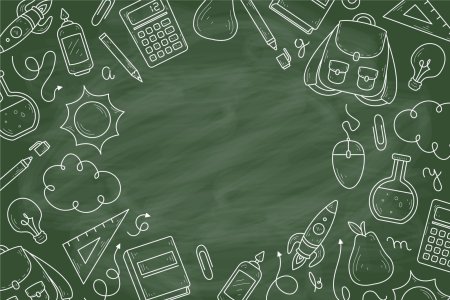 Фон школьная доска