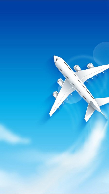 Самолет фон для презентации