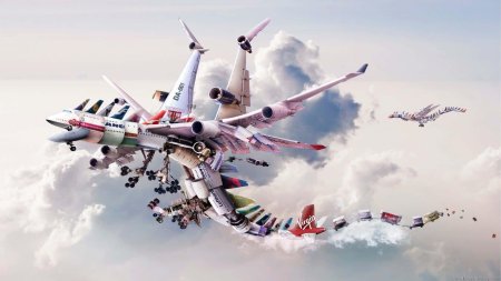 Обои самолет