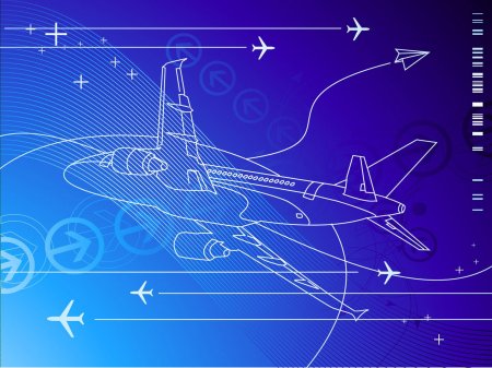 Фон с самолетами