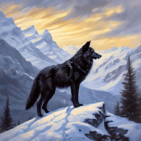 Волк одинокий