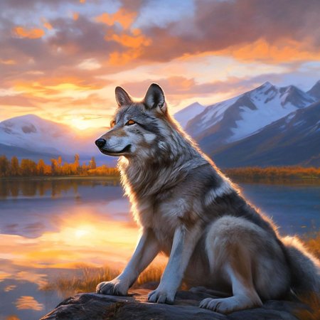 Красивые волки