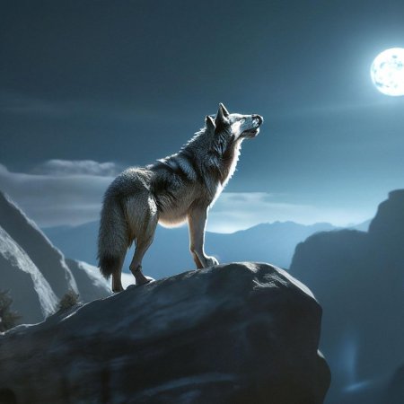 Волк луна