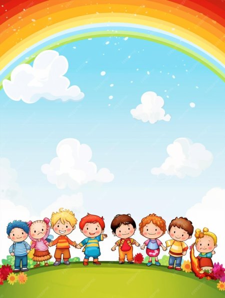 Красивый фон детский сад