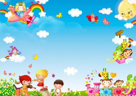 Фон детский сад