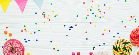 Фон с днем рождения сладости