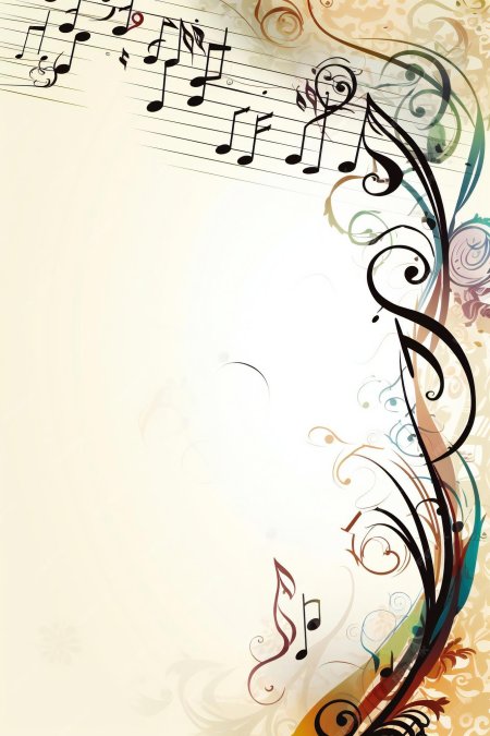 Фон для презентации Ноты