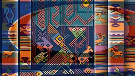 Бразилия национальные узоры паттерны