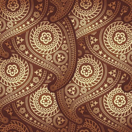 Индийский орнамент огурец пейсли