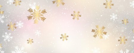 Фон со снежинками