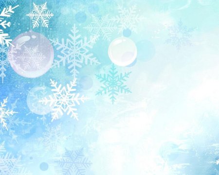 Фон со снежинками