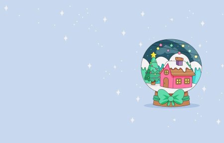 Новогодние открытки минимализм