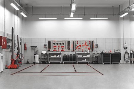 Интерьер автомастерской