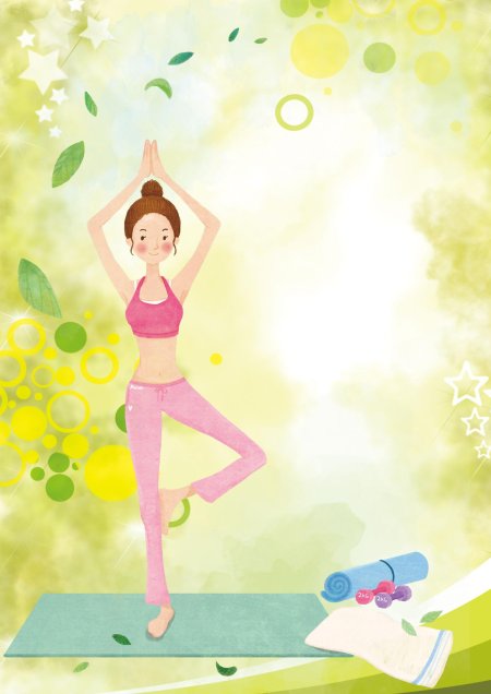 Йога иллюстрация