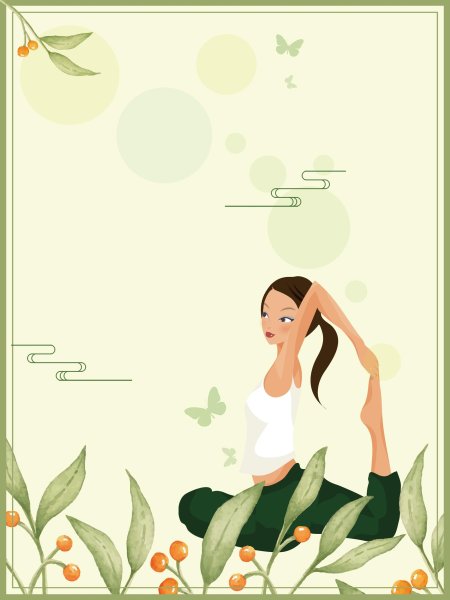 Йога иллюстрация