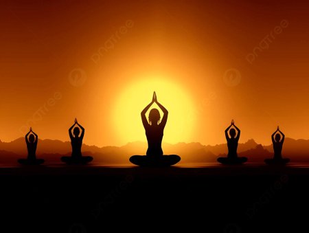 Силуэт йога