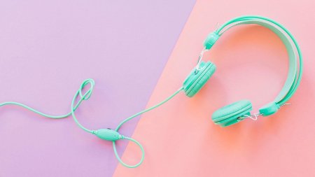 Наушники бирюзовые