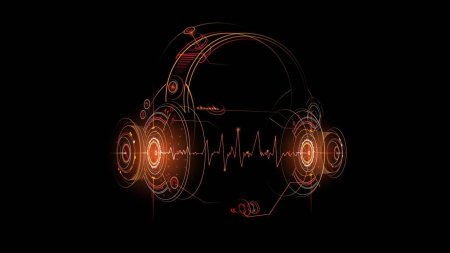 Обои на рабочий стол наушники