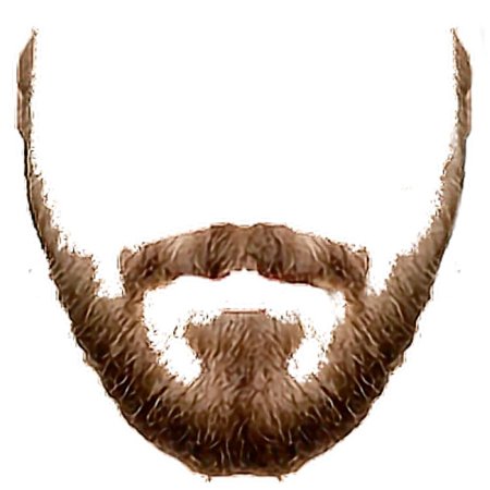 Борода без фона