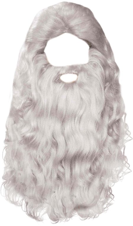 Борода и парик деда мороза