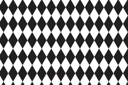 Черно белые ромбы