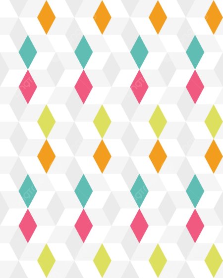 Абстракция ромбы