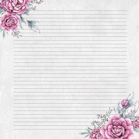 Лист для письма красивый